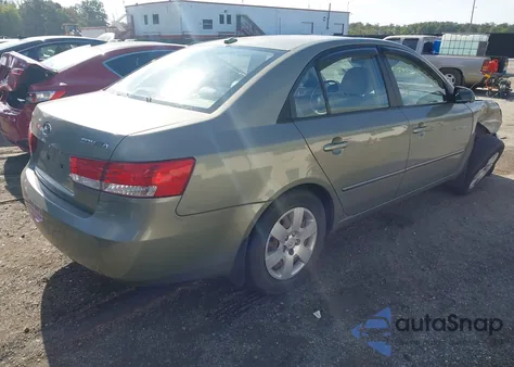 2008 Hyundai Sonata Gls из США, поврежденный, VIN 5NPET46C48H297763